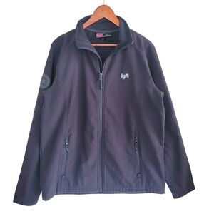 Lyft 1K Full Zip Water Resistant Jacket Black Mens Medium